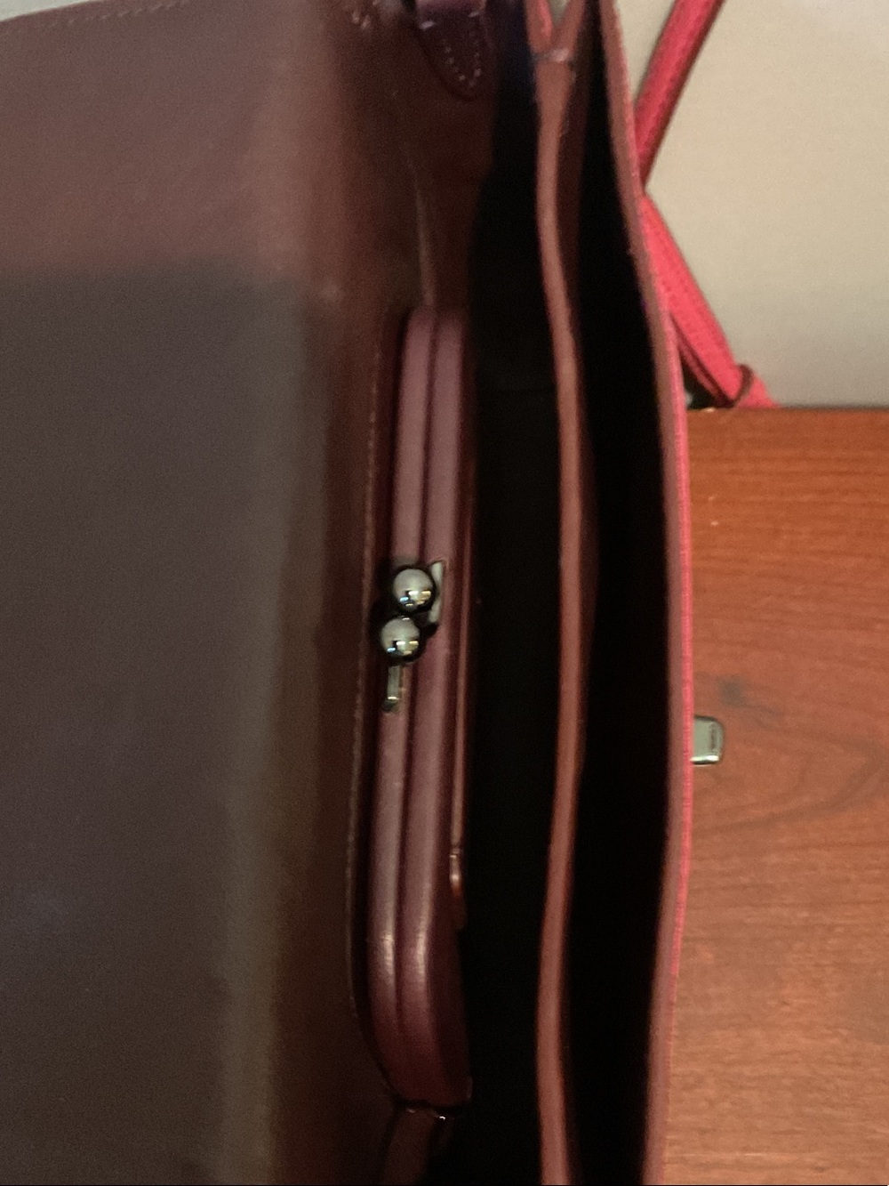 Coach Hot Pink Leather Crossbody with Turn-Lock - Picture 11 of 12